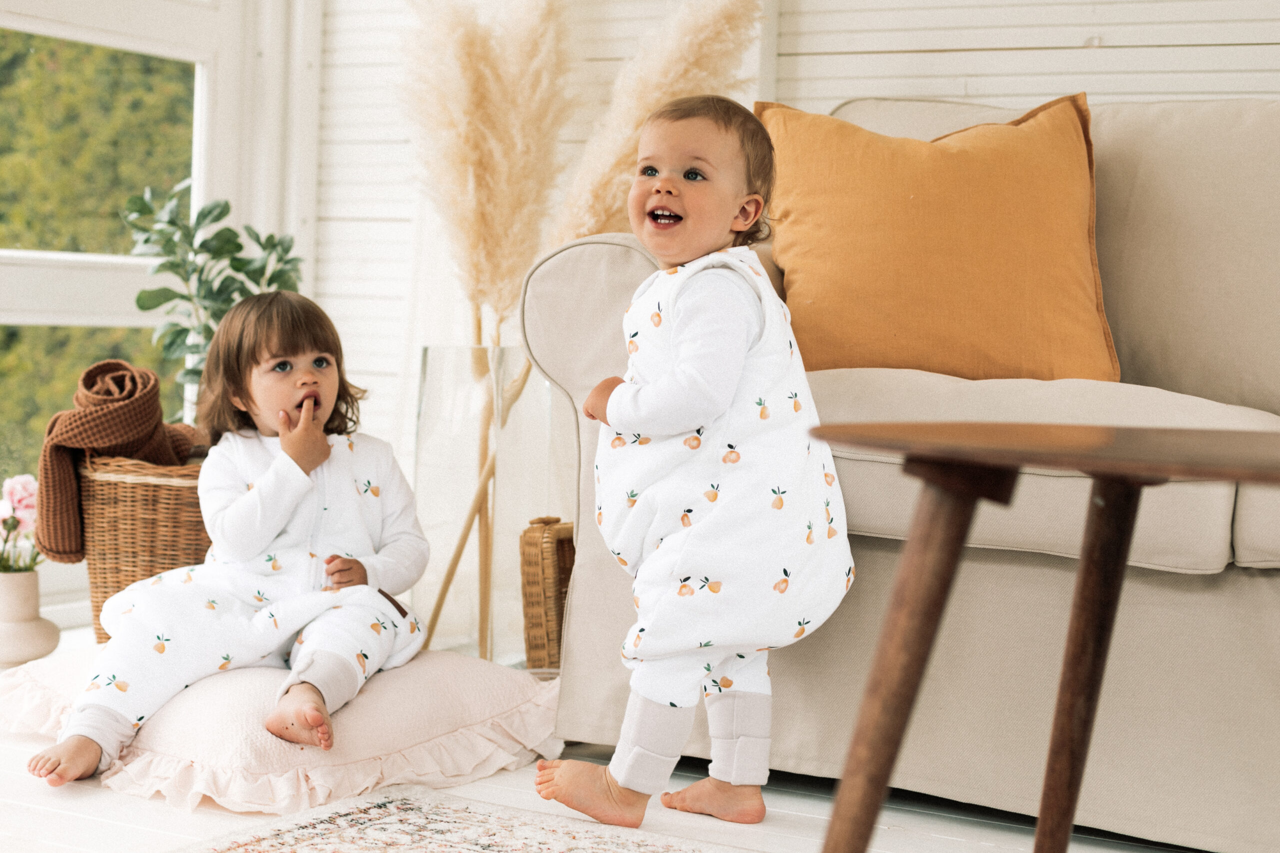 śpiworek z nogawkami wzór gruszki kielankowo