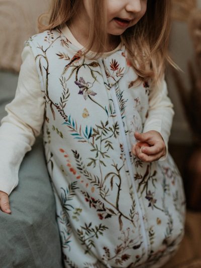 śpiworek z nogawkami, wzór forest, śpiworek na jesień, śpiworek na zimę