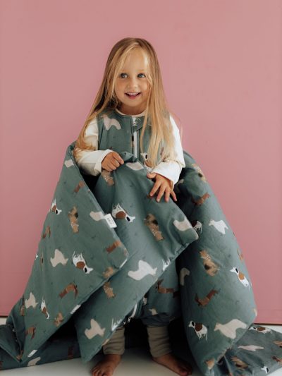 pościel do przedszkola wzór Pieski, pościel do żłobka, idealna pościel dla dziecka