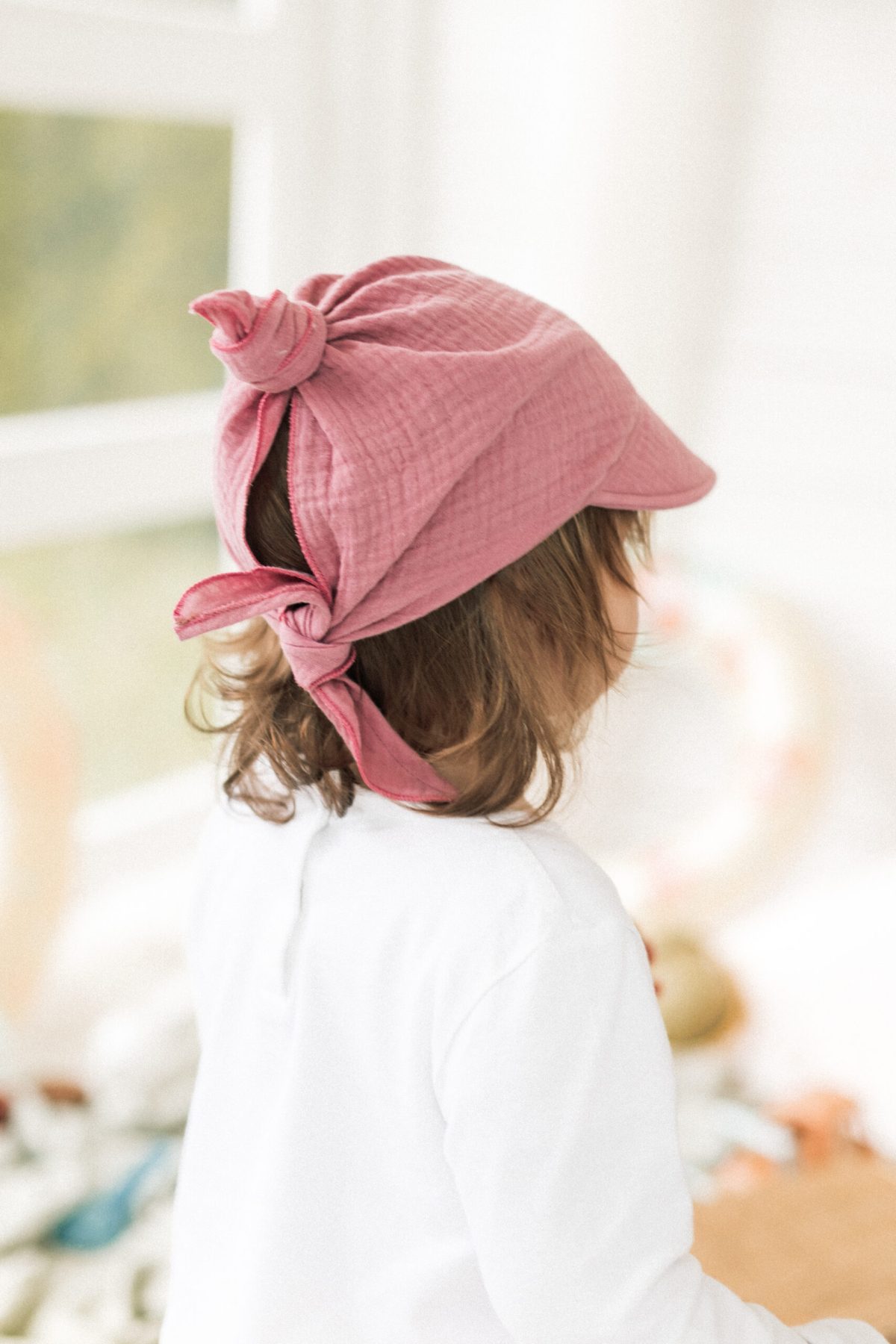 Chustka z daszkiem muślinowa - obrazek 6