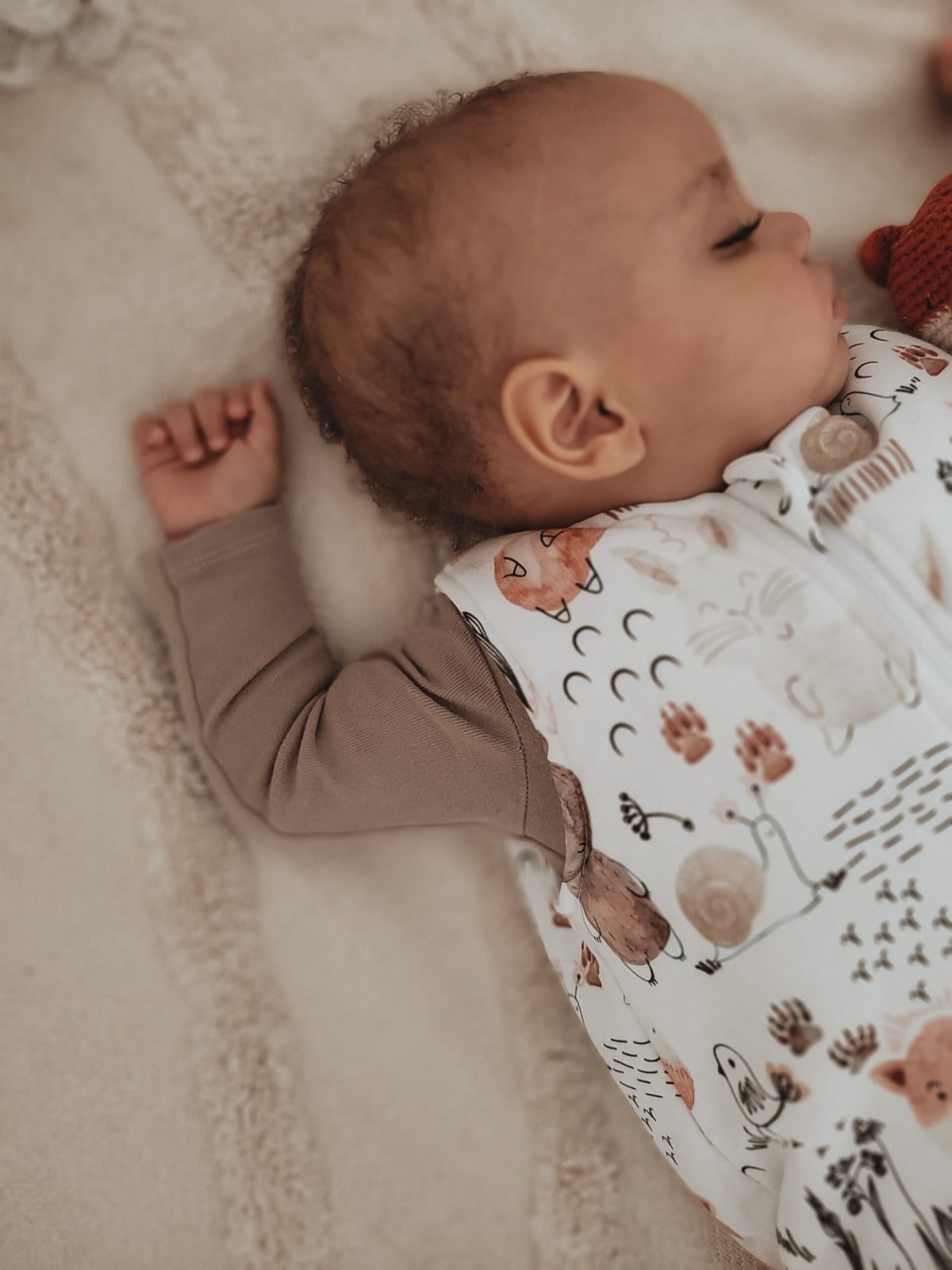 Śpiworek z nogawkami - wzór LEŚNE ZWIERZĄTKA - obrazek 4