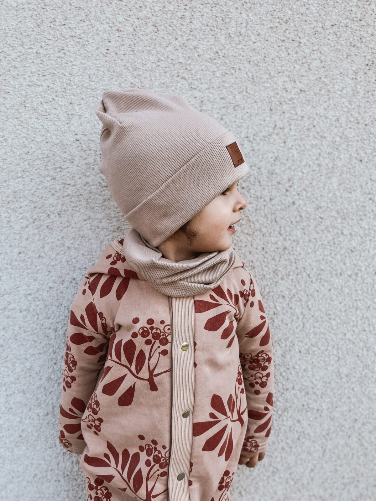 Czapka prążkowana KARMEL - obrazek 4