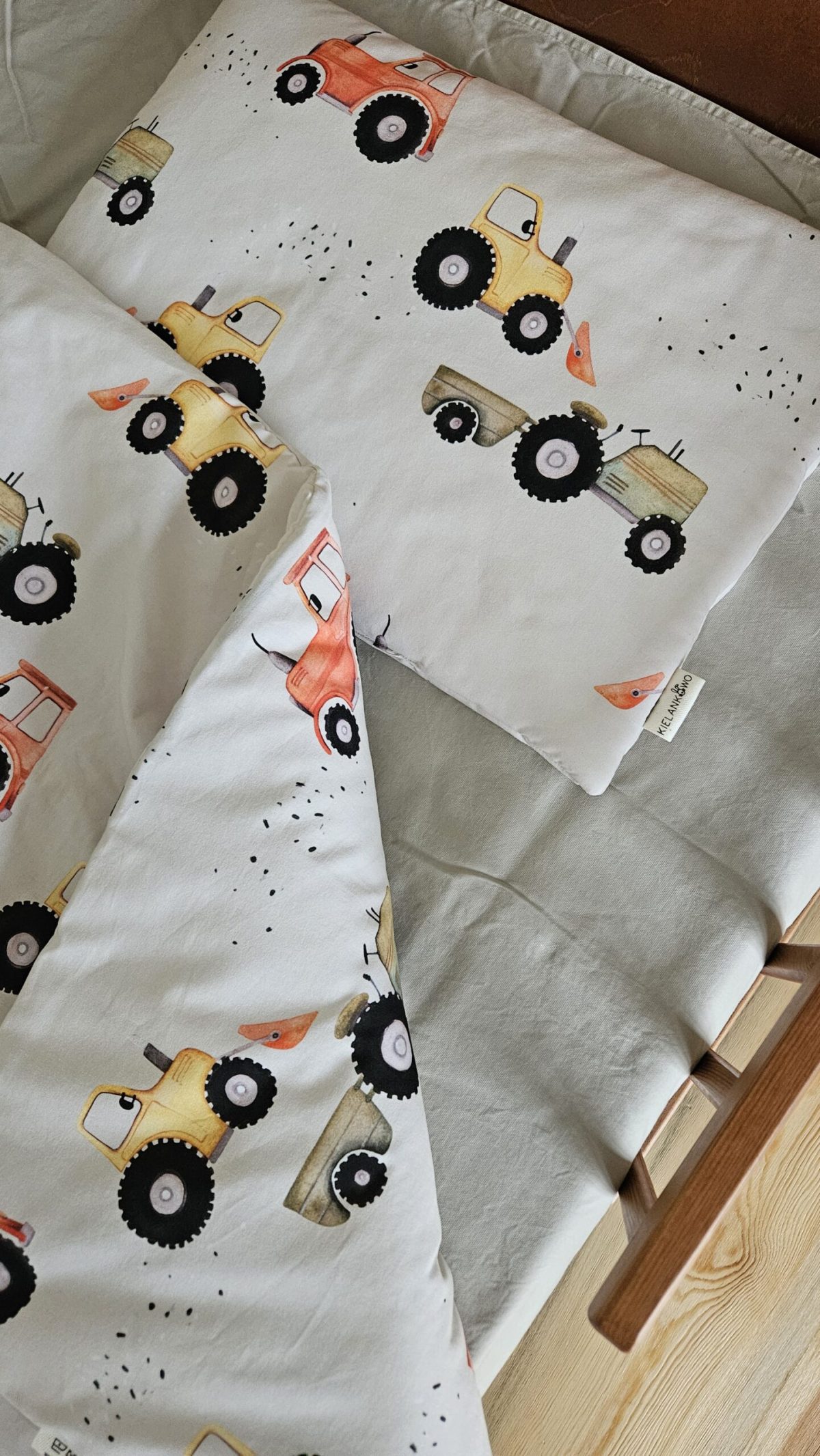 Pościel z wypełnieniem wzór Traktory - obrazek 3
