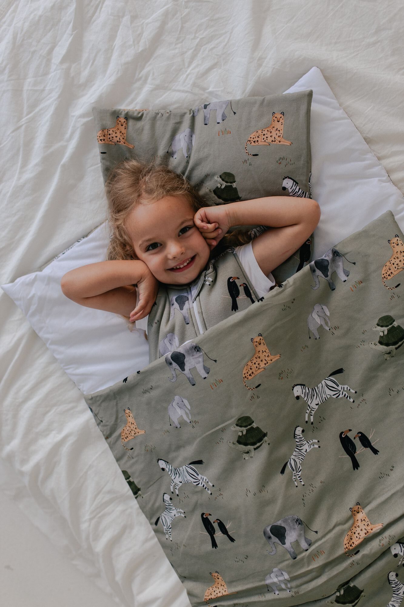 Pościel przedszkolaka wzór SAFARI