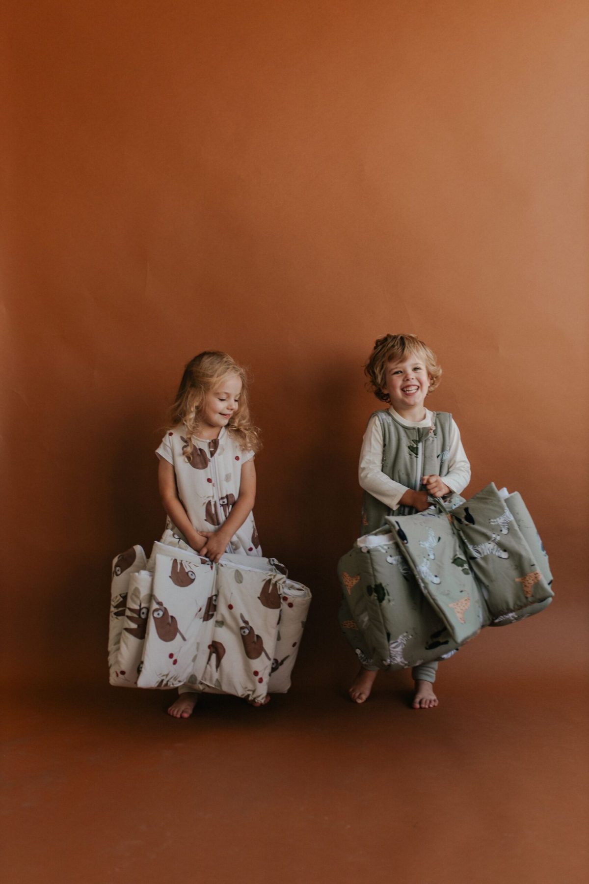 Śpiworek z nogawkami - wzór LENIWIEC - obrazek 3