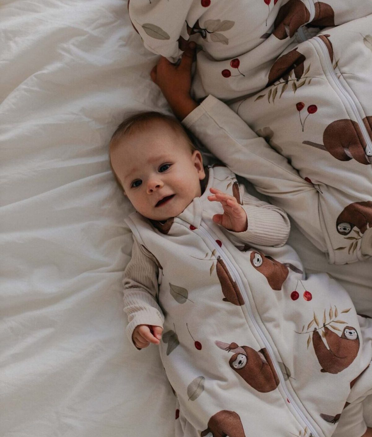 Śpiworek niemowlęcy - wzór Leniwiec - obrazek 5