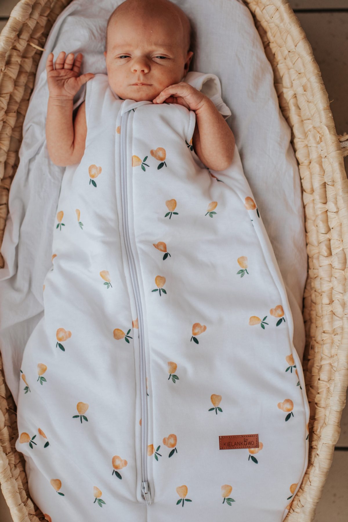 Śpiworek niemowlęcy - wzór GRUSZKI - obrazek 3