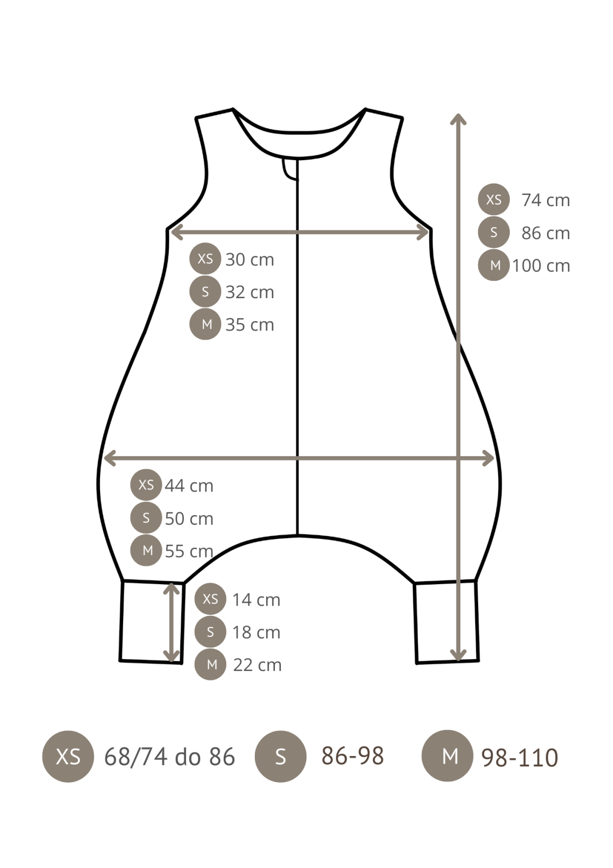 Śpiworek z nogawkami - wzór Króliczki na polanie - obrazek 6