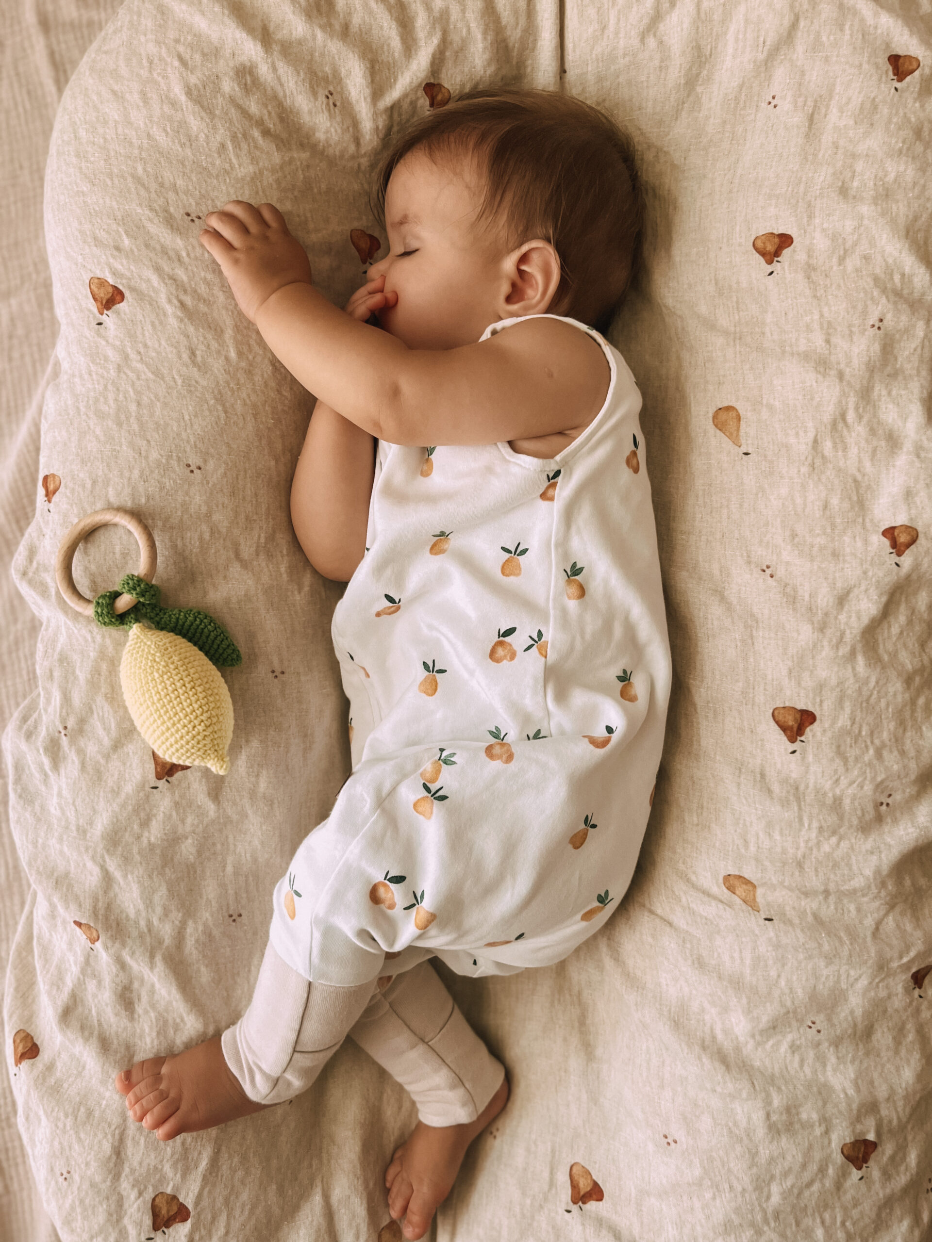 Śpiworek z nogawkami - wzór GRUSZKI