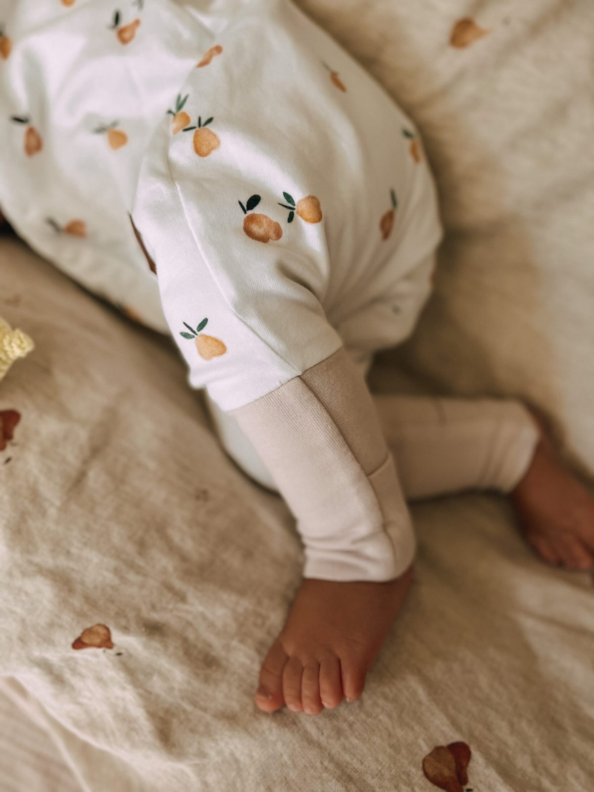 Śpiworek z nogawkami - wzór GRUSZKI - obrazek 3