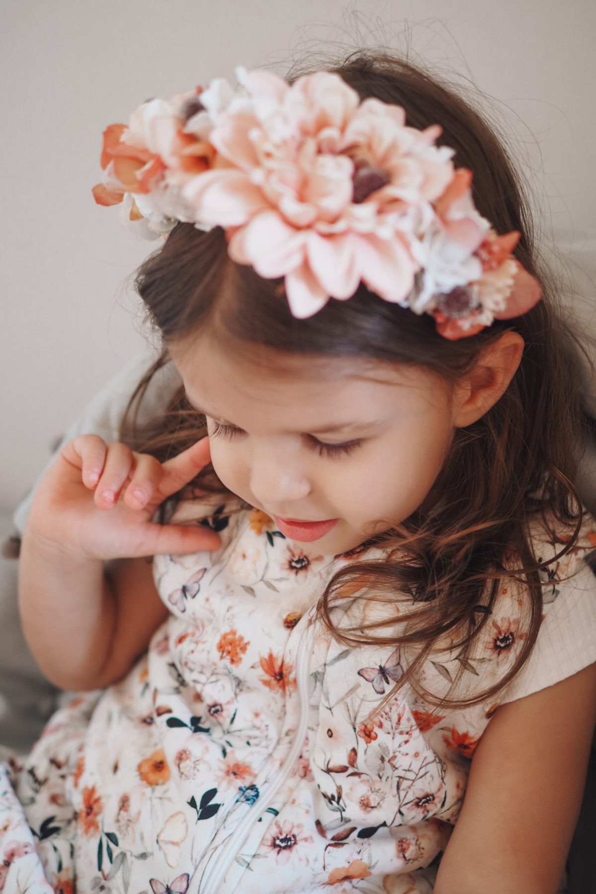 Śpiworek niemowlęcy - wzór KWIATY NA ŁĄCE - obrazek 2