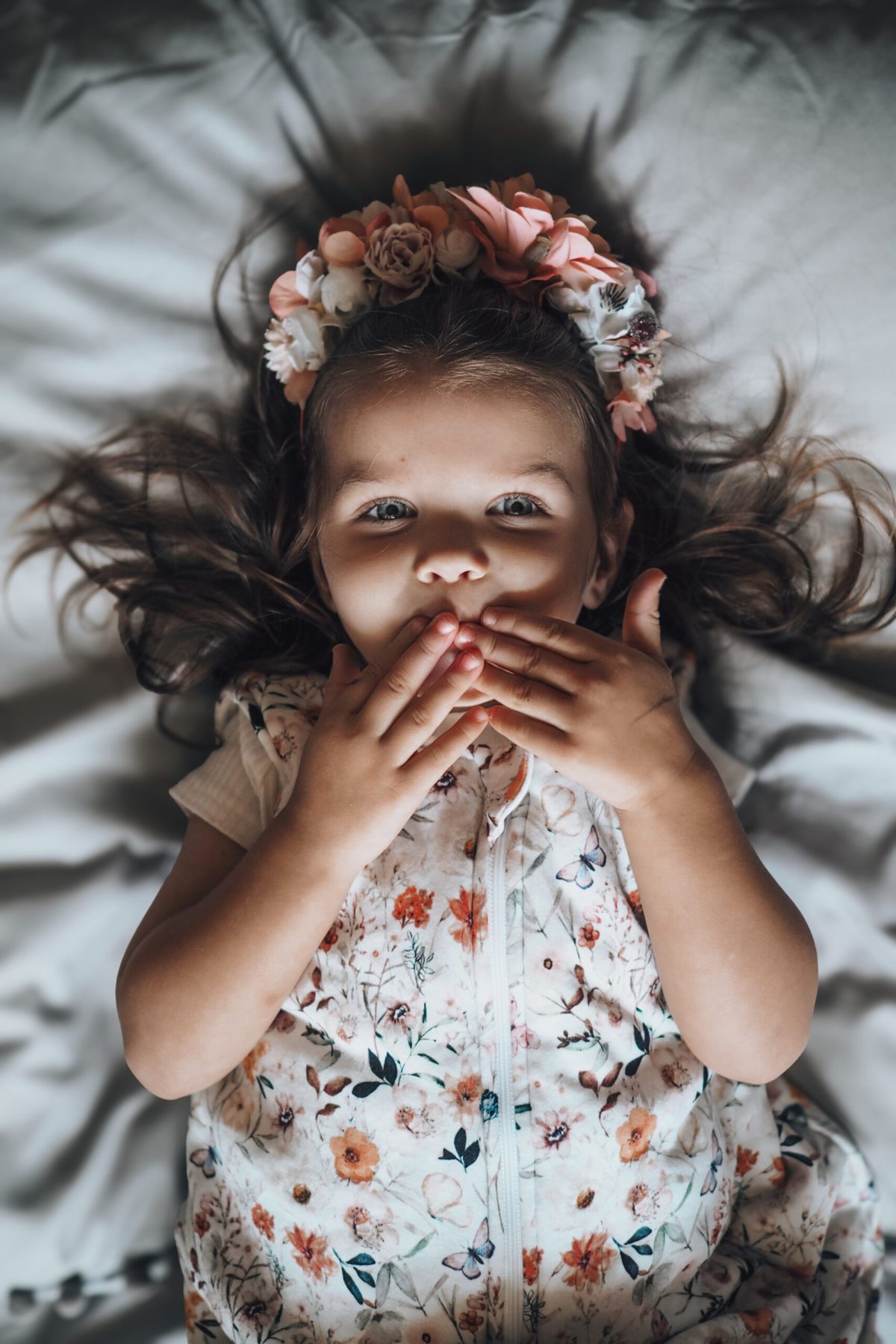 Śpiworek z nogawkami - wzór KWIATY NA ŁĄCE - obrazek 4