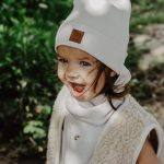 czapka na wiosnę, beżowa