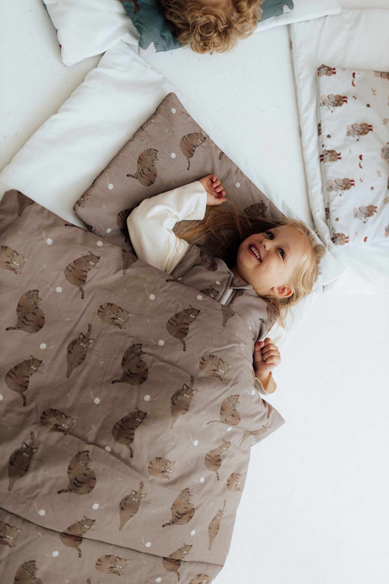 Pościel przedszkolaka wzór Kotki