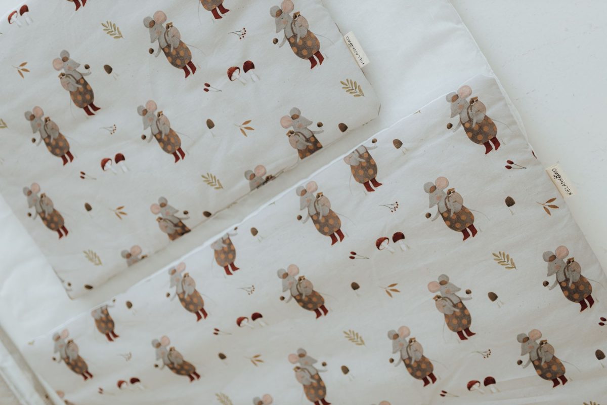 Poduszka - wzór Myszki w lesie - obrazek 4