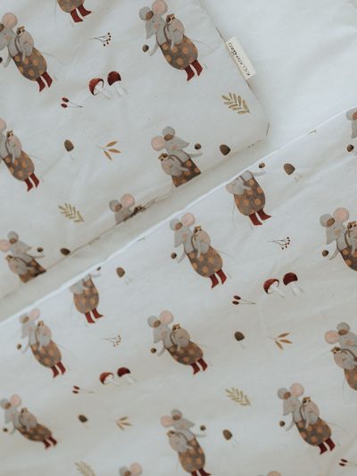 Poduszka - wzór Myszki w lesie - obrazek 4