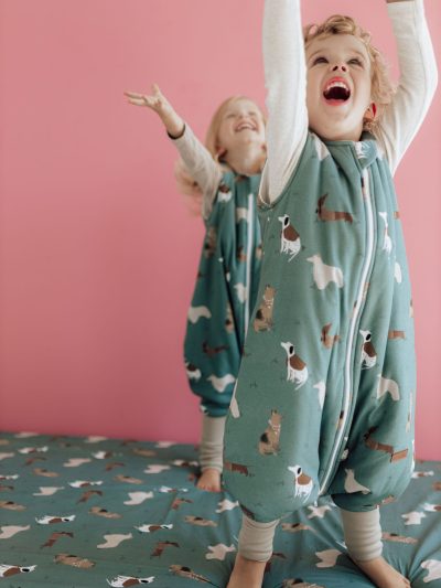 Śpiworek z nogawkami - wzór PIESKI - obrazek 4