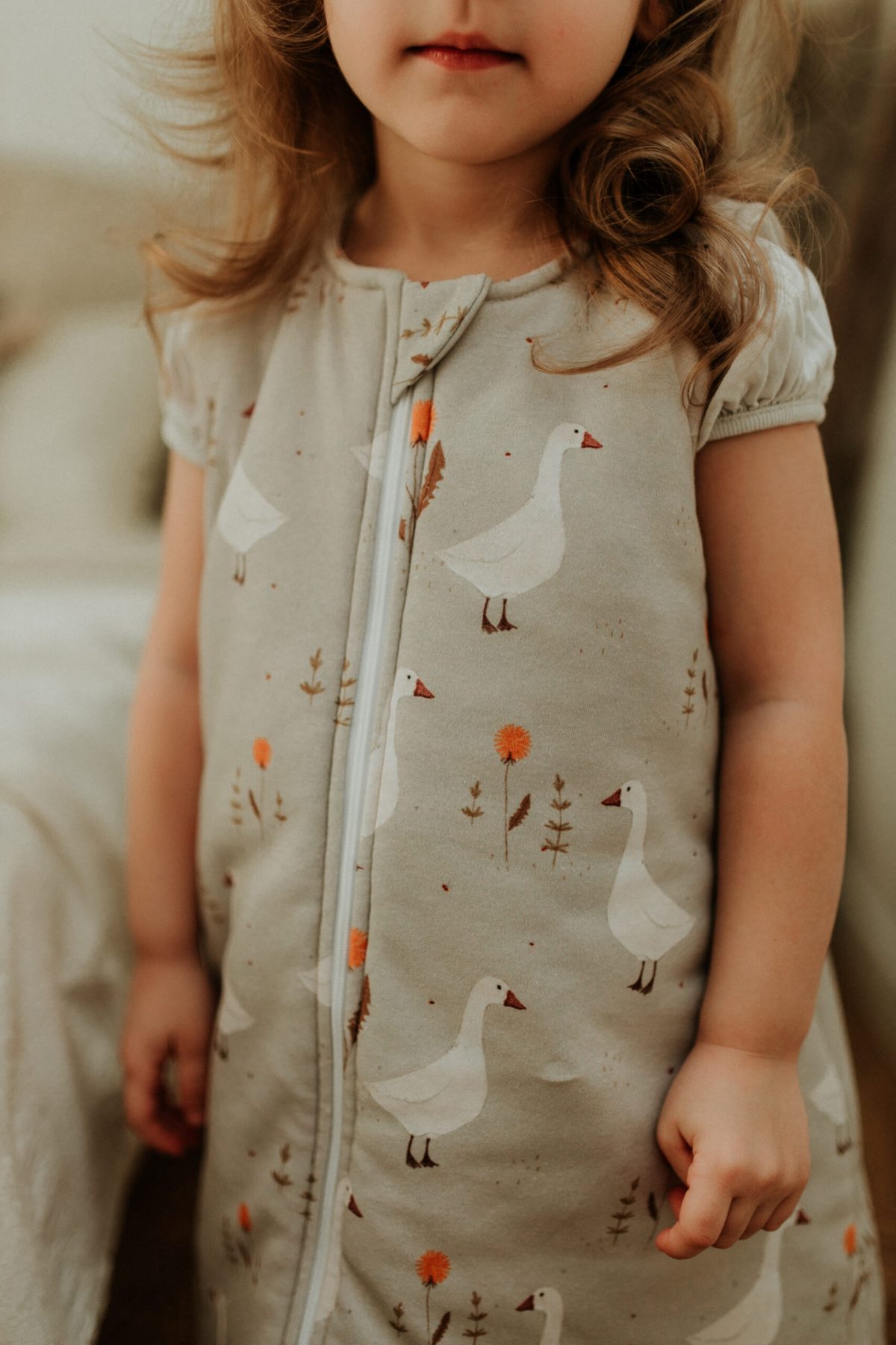 Śpiworek pełny - wzór GĄSKI - obrazek 2