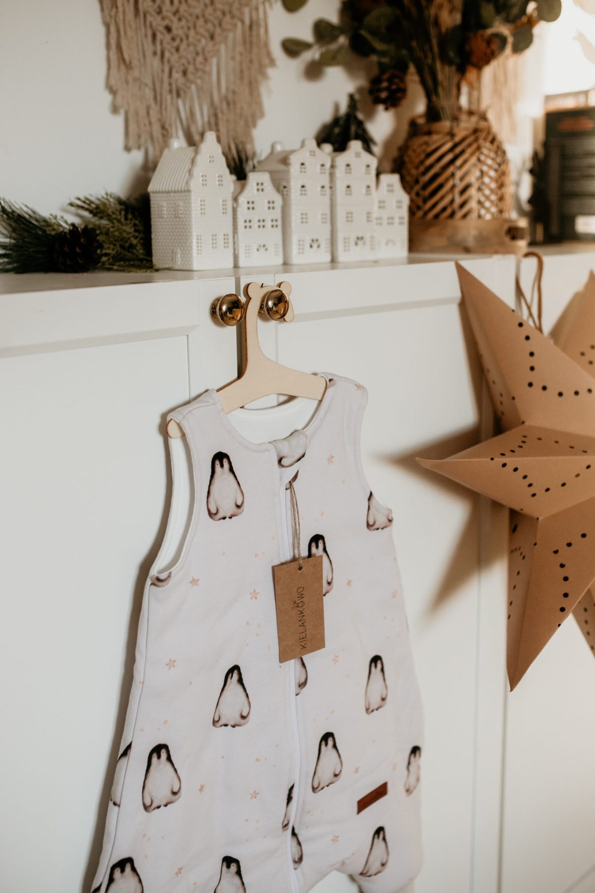 Śpiworek niemowlęcy - wzór PINGWINY - obrazek 2