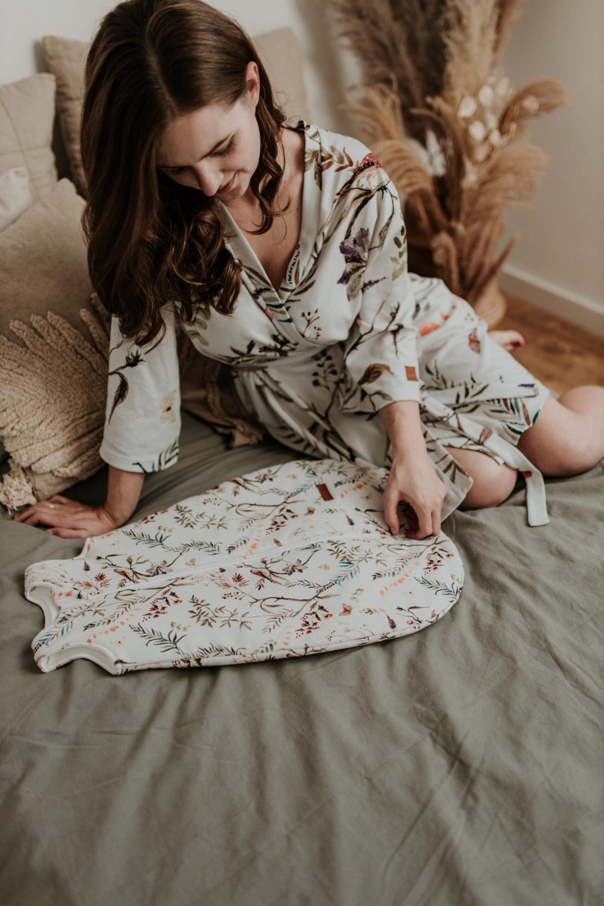 Szlafrok damski wzór FOREST - obrazek 3